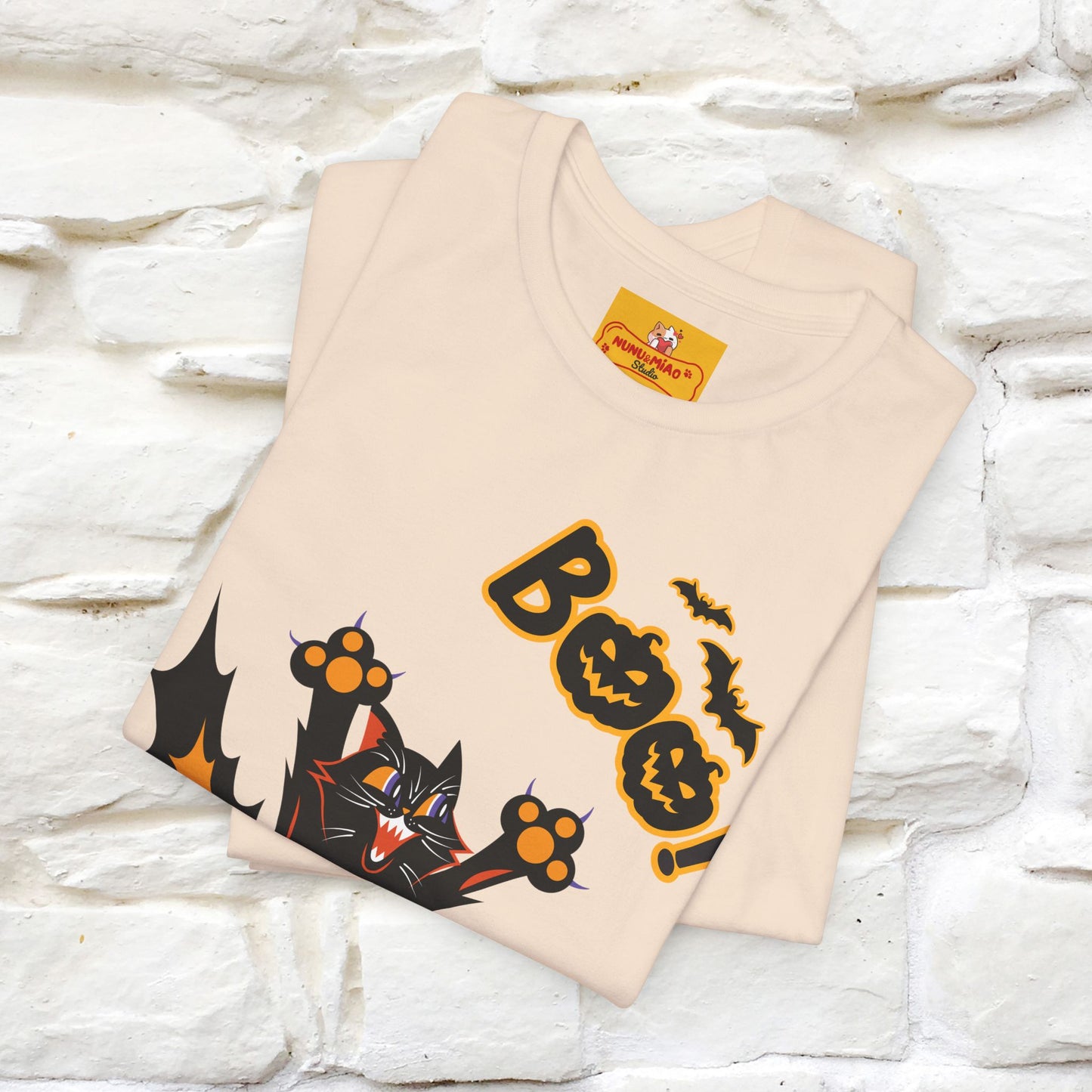 "Boo" Cat  T-shirt |Nunu&Miao Studio - Nunu&Miao Studio