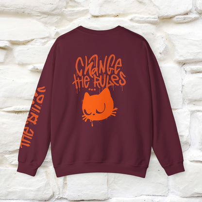 "Change The Rules'' |Cat Sweatshirt | Nunu&Miao Studio