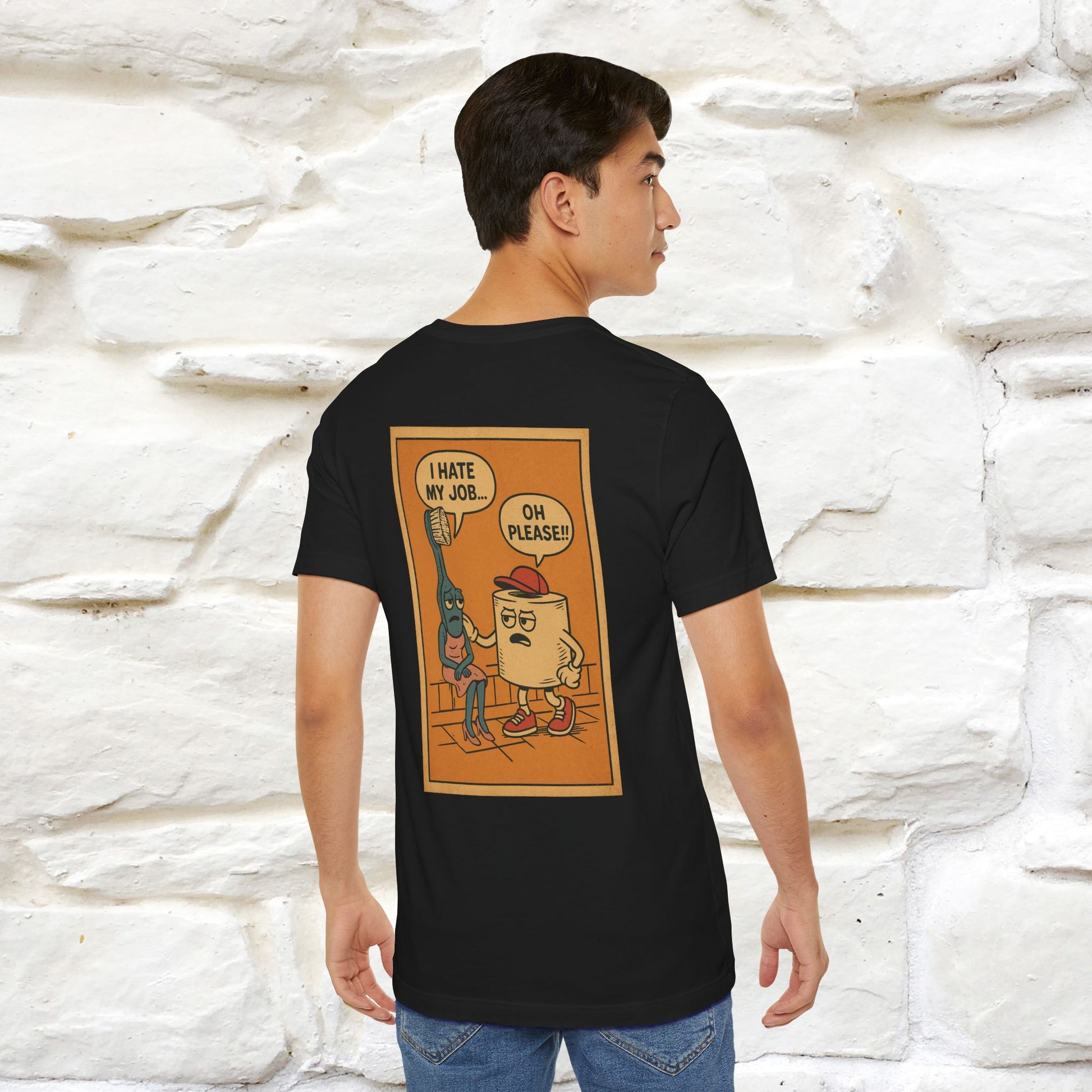 "I Hate My Job ... Oh Please" Funny Cat T-shirt |Nunu&Miao Studio - Nunu&Miao Studio