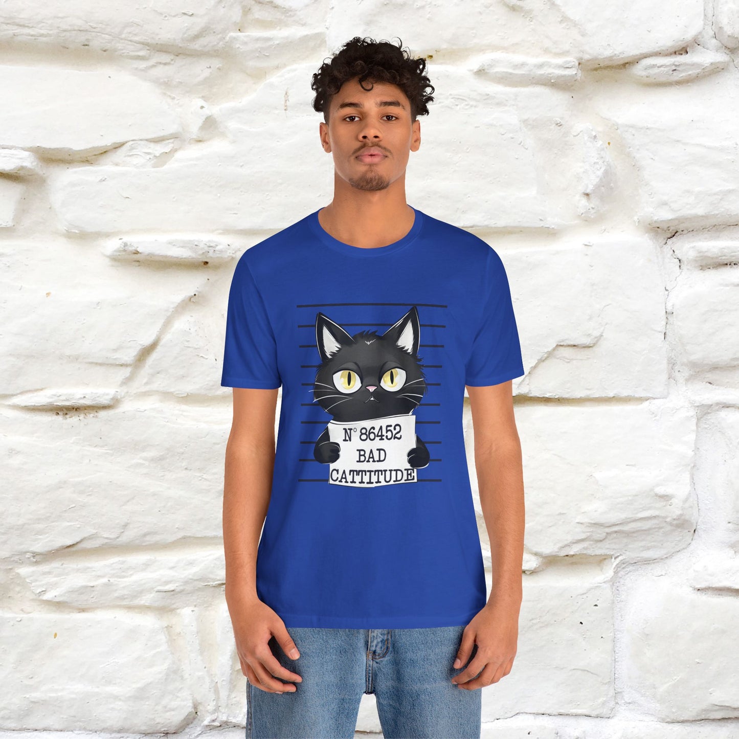 "Bad Cattitude" Cat T-Shirt | Nunu&Miao Studio - Nunu&Miao Studio