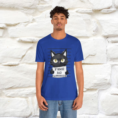 "Bad Cattitude" Cat T-Shirt | Nunu&Miao Studio - Nunu&Miao Studio