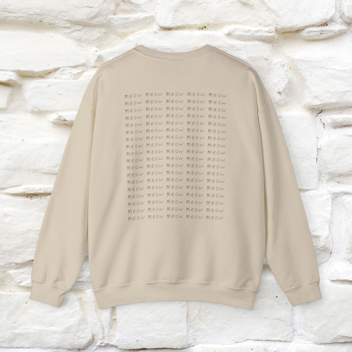 ''Meow.'' |Cat Sweatshirt | Nunu&Miao Studio