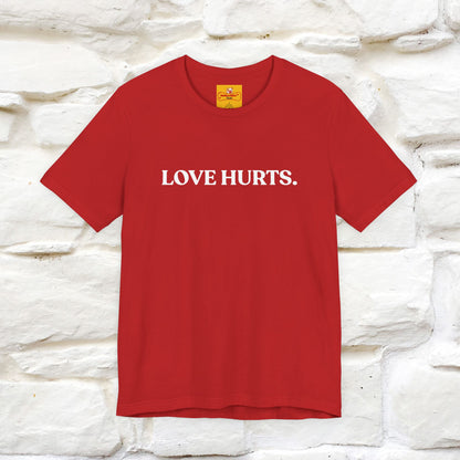“Love Hurts"  Funny Cat T-Shirt | Front & Back Design | Nunu&Miao Studio