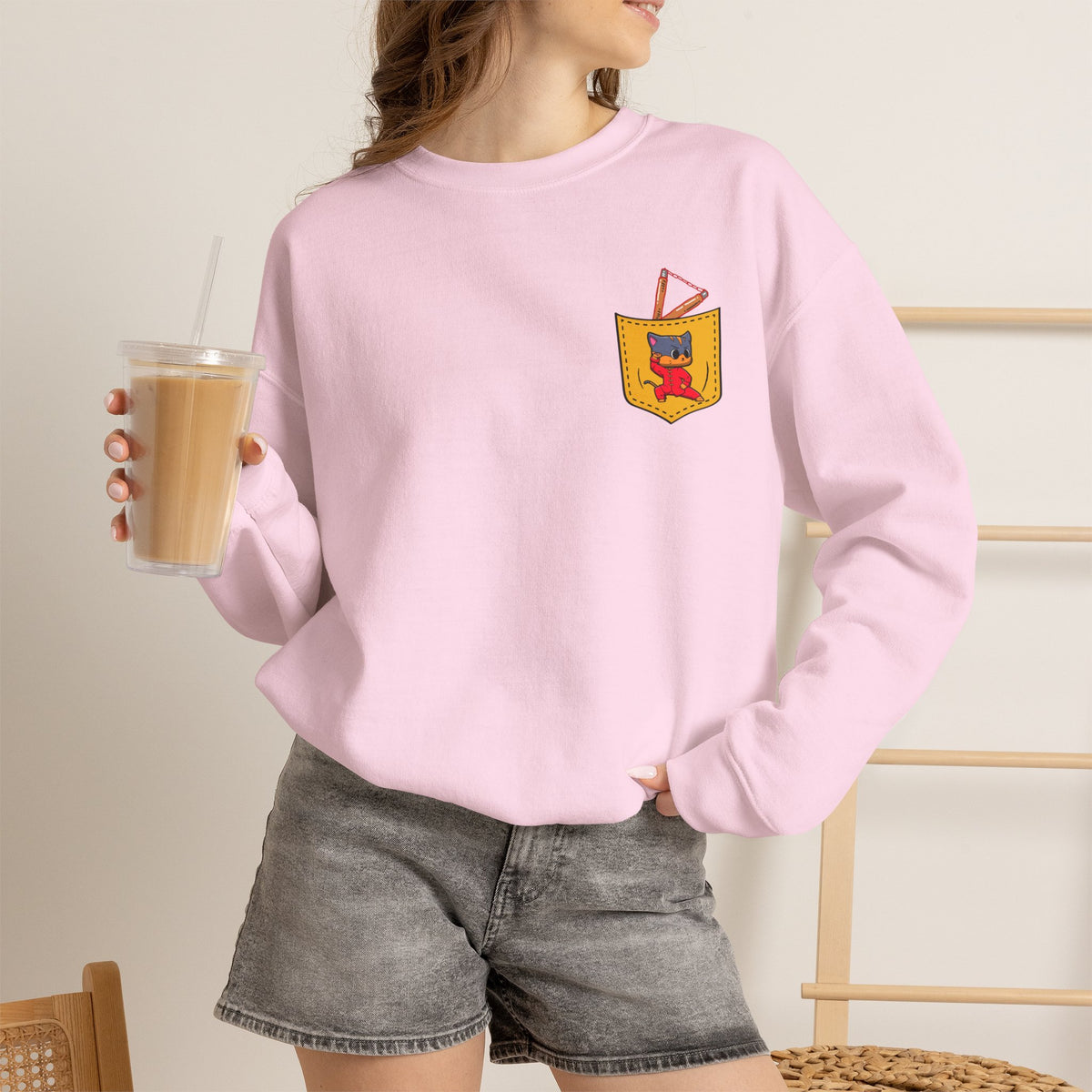 "Cattitude Master'' |Cat Sweatshirt | Nunu&Miao Studio