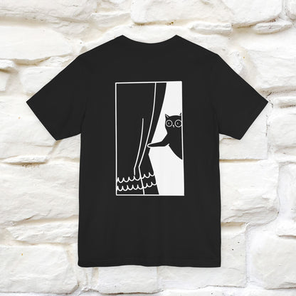 “Don’t trust atoms… they make up everything.” |  Cat T-Shirt | Front & Back Design | Nunu&Miao Studio