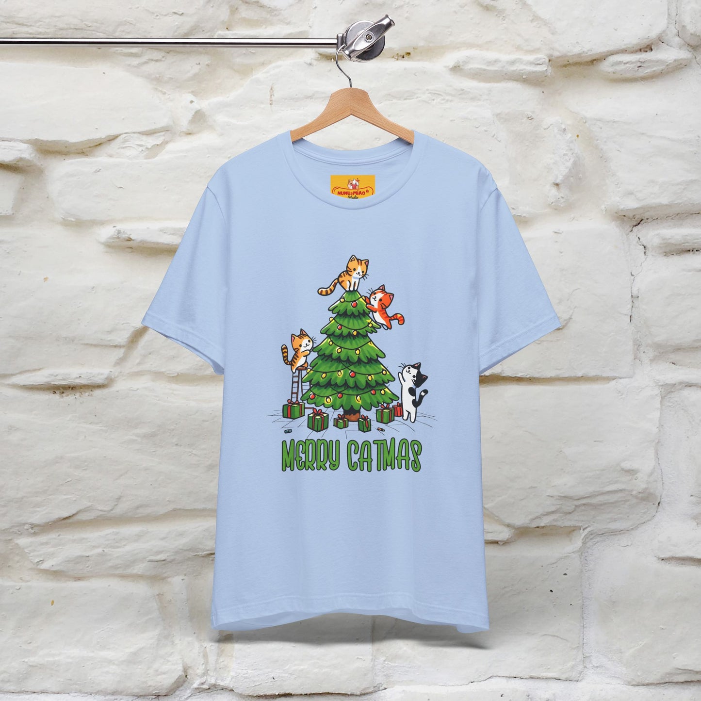 ''Merry Catmas'' | Cattitude Christmas Tee| Nunu&Miao Studio - Nunu&Miao Studio
