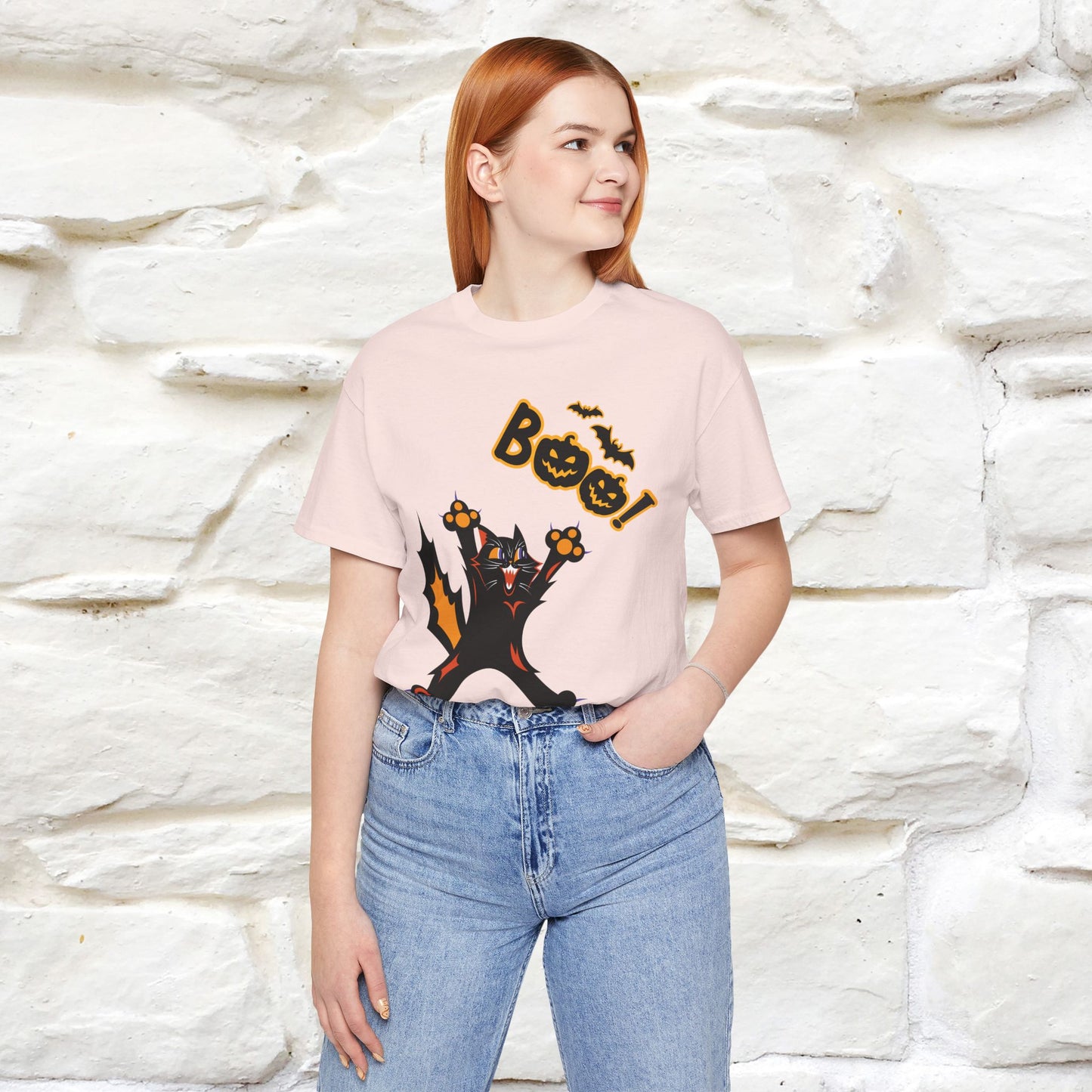 "Boo" Cat  T-shirt |Nunu&Miao Studio - Nunu&Miao Studio