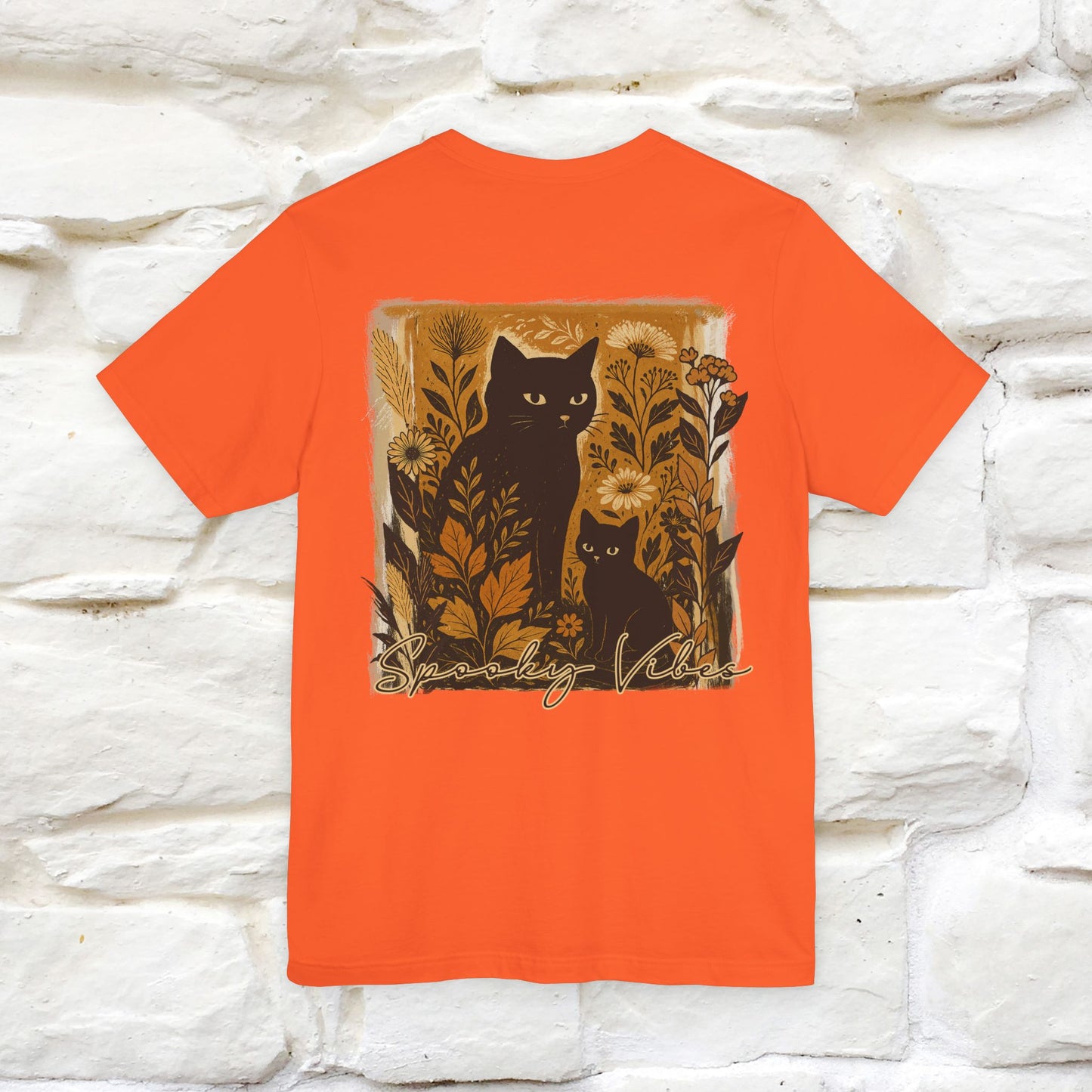 "Spooky Vibes" Cat T-shirt |Nunu&Miao Studio - Nunu&Miao Studio