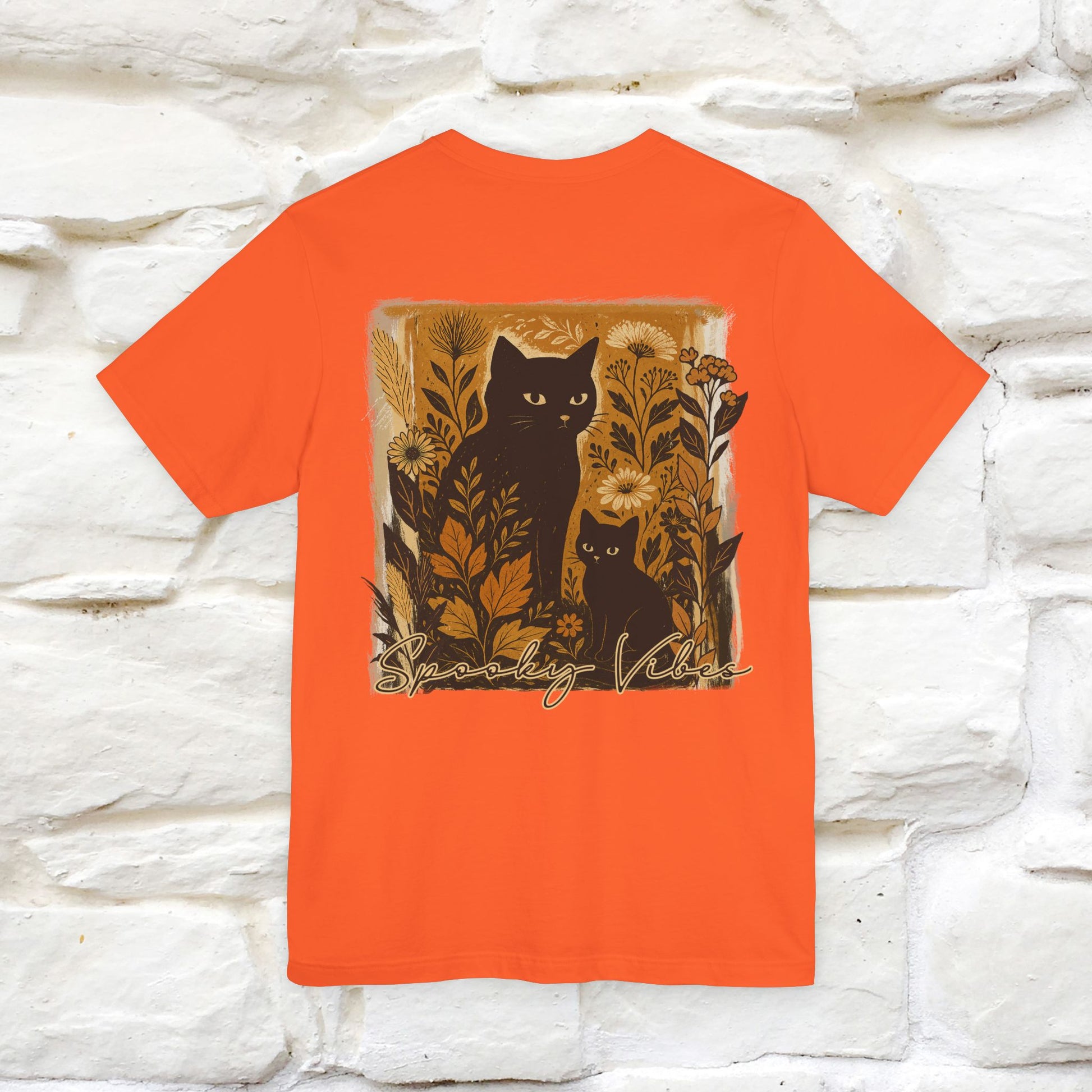 "Spooky Vibes" Cat T-shirt |Nunu&Miao Studio - Nunu&Miao Studio