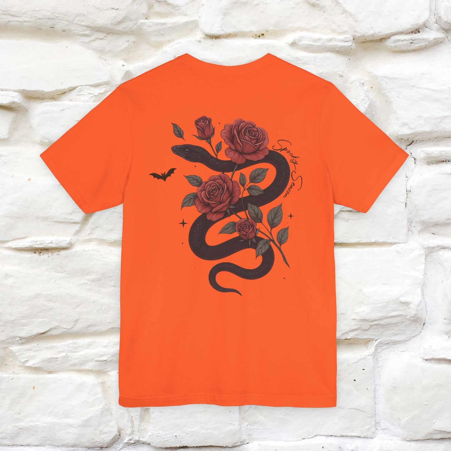 "The Rose and The Snake " Halloween T-shirt |Nunu&Miao Studio - Nunu&Miao Studio