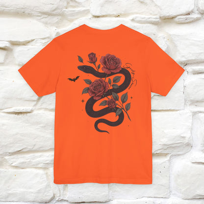 "The Rose and The Snake " Halloween T-shirt |Nunu&Miao Studio - Nunu&Miao Studio