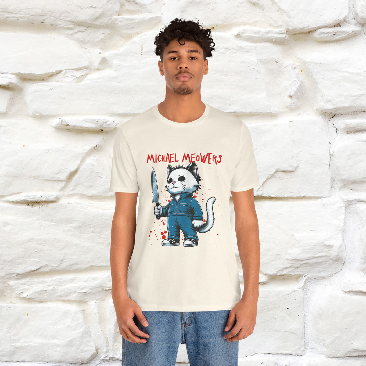 ''Michael Meowers'' Cat T-Shirt |  | Nunu&Miao Studio