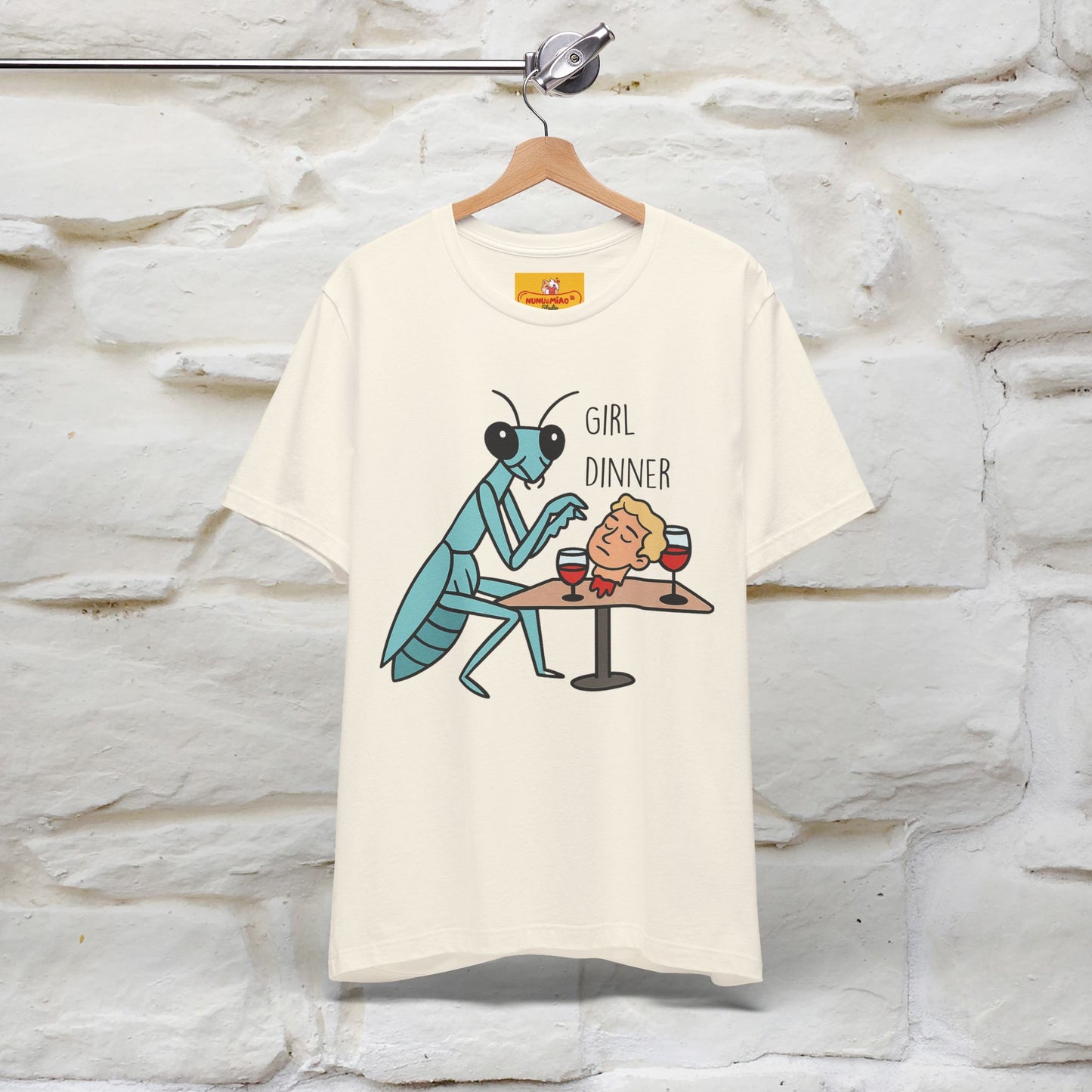 "Girl Dinner" Funny T-shirt |Nunu&Miao Studio - Nunu&Miao Studio