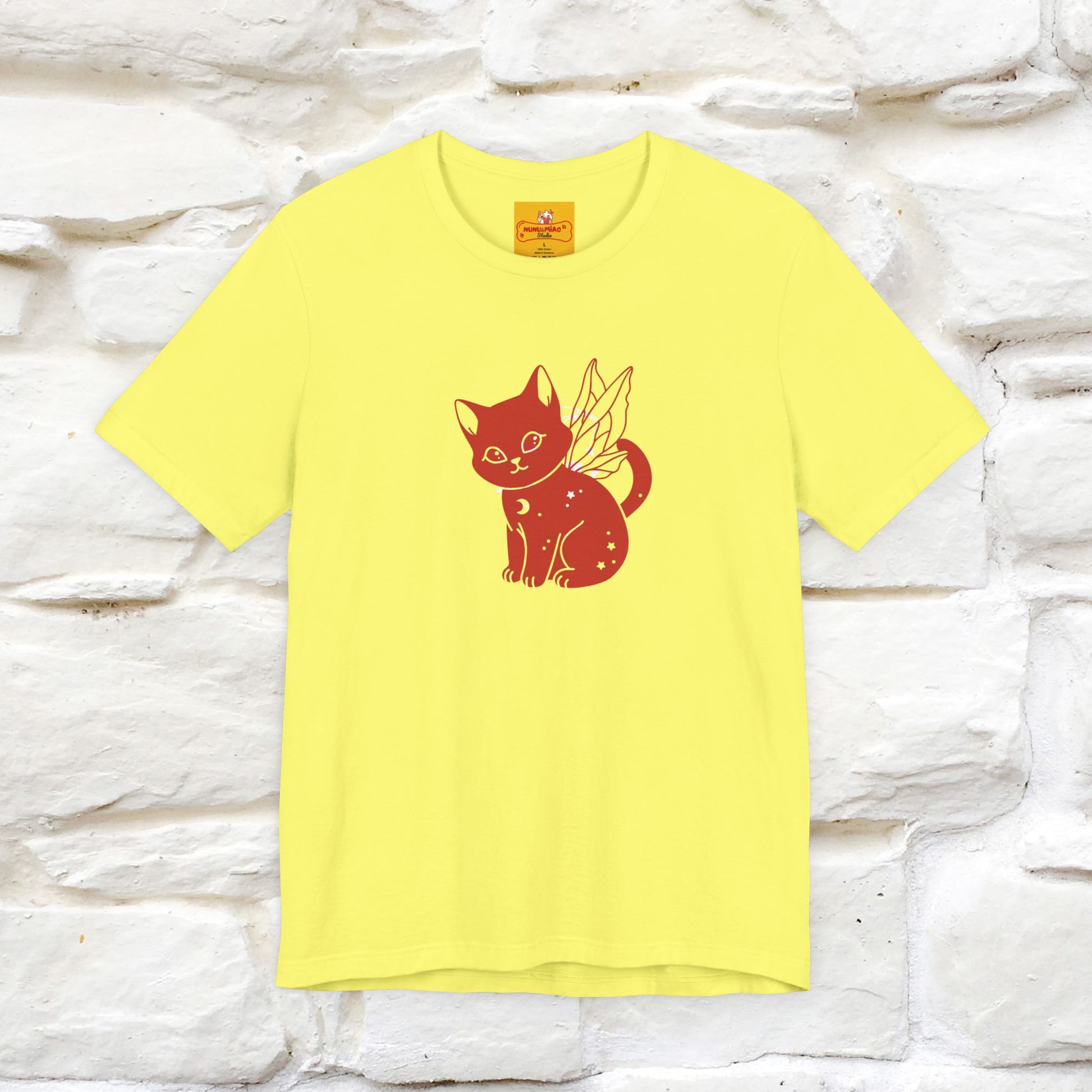 "Espoir Speranza Hope'' Cat T-Shirt Front and Back Design | Nunu&Miao Studio - Nunu&Miao Studio