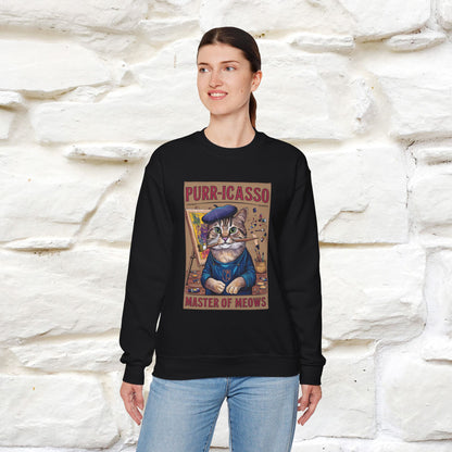 "Purr-icasso.'' |Cat Sweatshirt | Nunu&Miao Studio