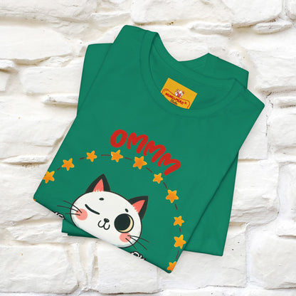 ''Ommm, Keep Calm'' Cat T-Shirt | Nunu&Miao Studio - Nunu&Miao Studio