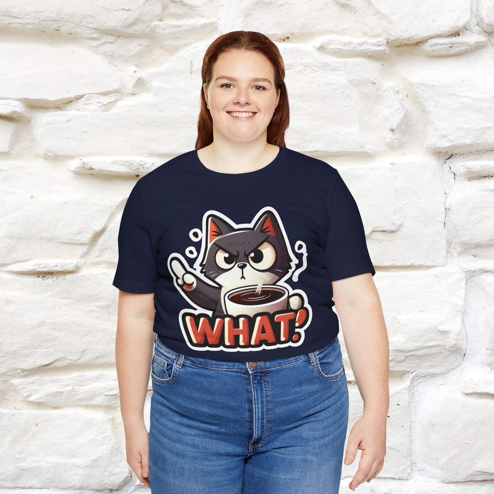 ''What !'' | Cat T-Shirt  | Nunu&Miao Studio - Nunu&Miao Studio