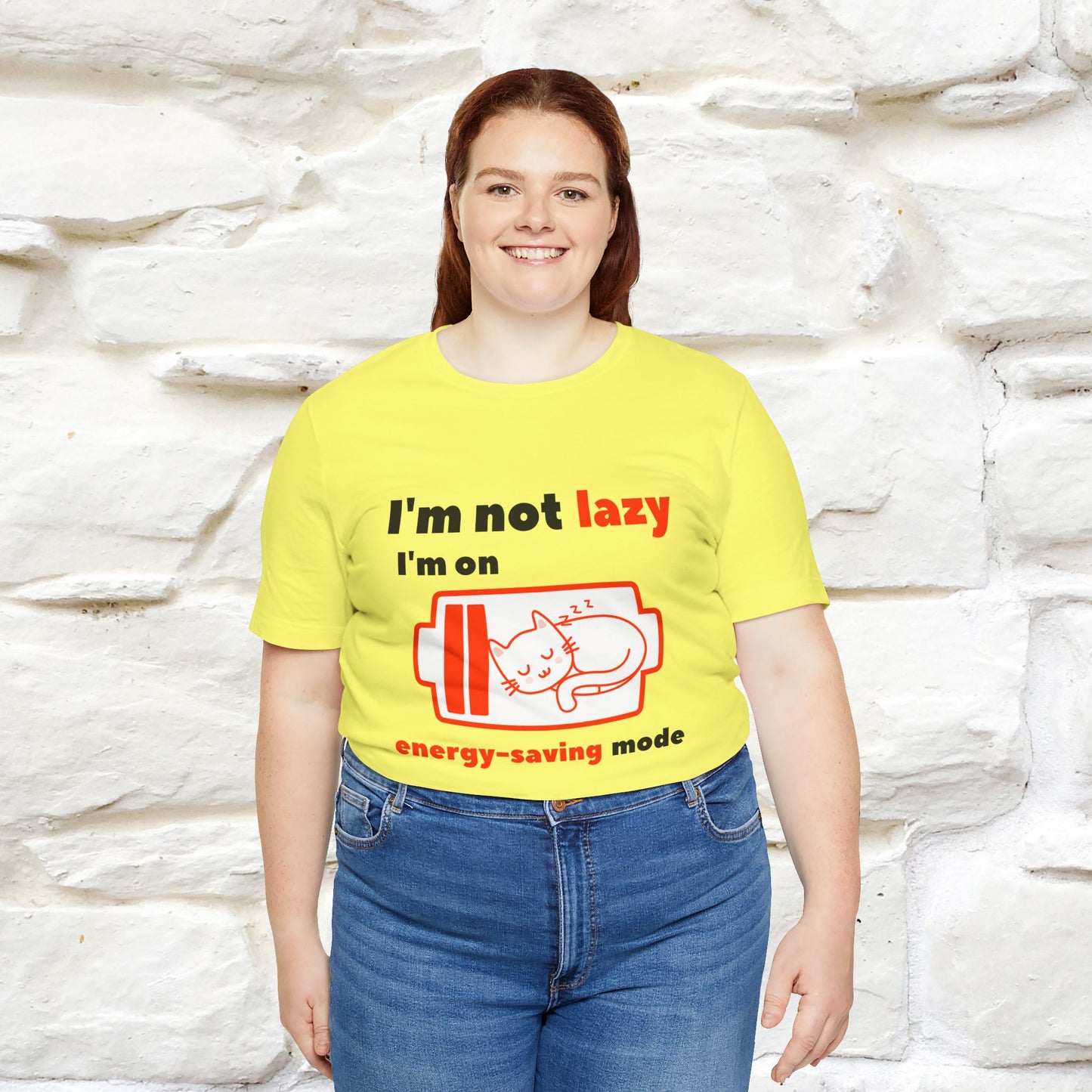 ''I am Not Lazy...'' Cat T-Shirt | Nunu&Miao Studio - Nunu&Miao Studio