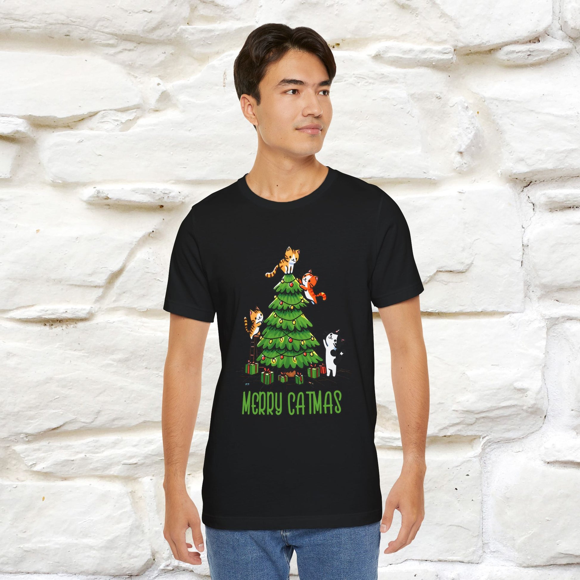 ''Merry Catmas'' | Cattitude Christmas Tee| Nunu&Miao Studio - Nunu&Miao Studio
