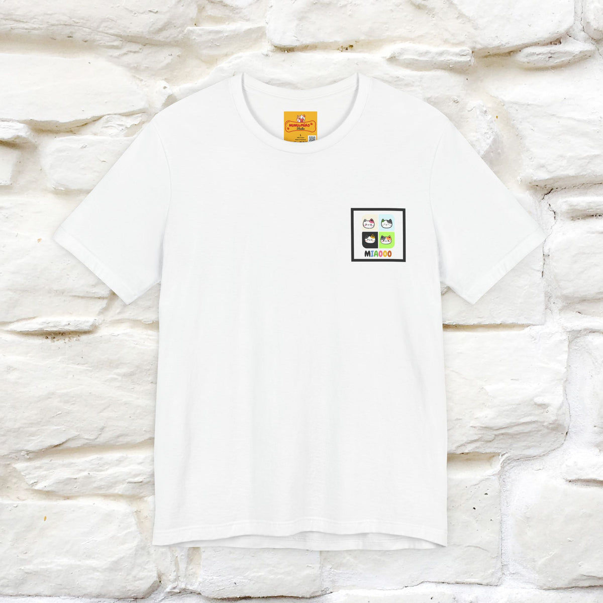 “Miaooo” | Cat T-Shirt | Front & Back Design | Nunu&Miao Studio