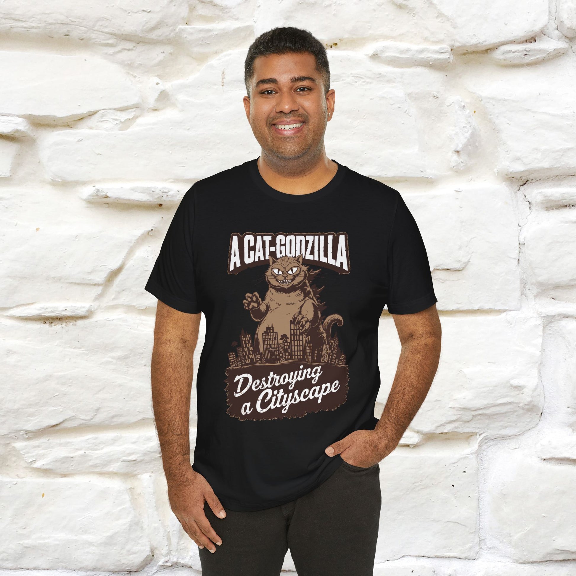 ''A Cat-Godzilla ''| CatT-Shirt | Nunu&Miao Studio - Nunu&Miao Studio