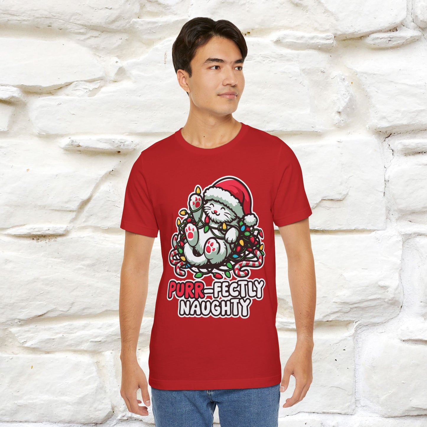 “Purr-Fectly Naughty” | Cat T-Shirt | Nunu&Miao Studio