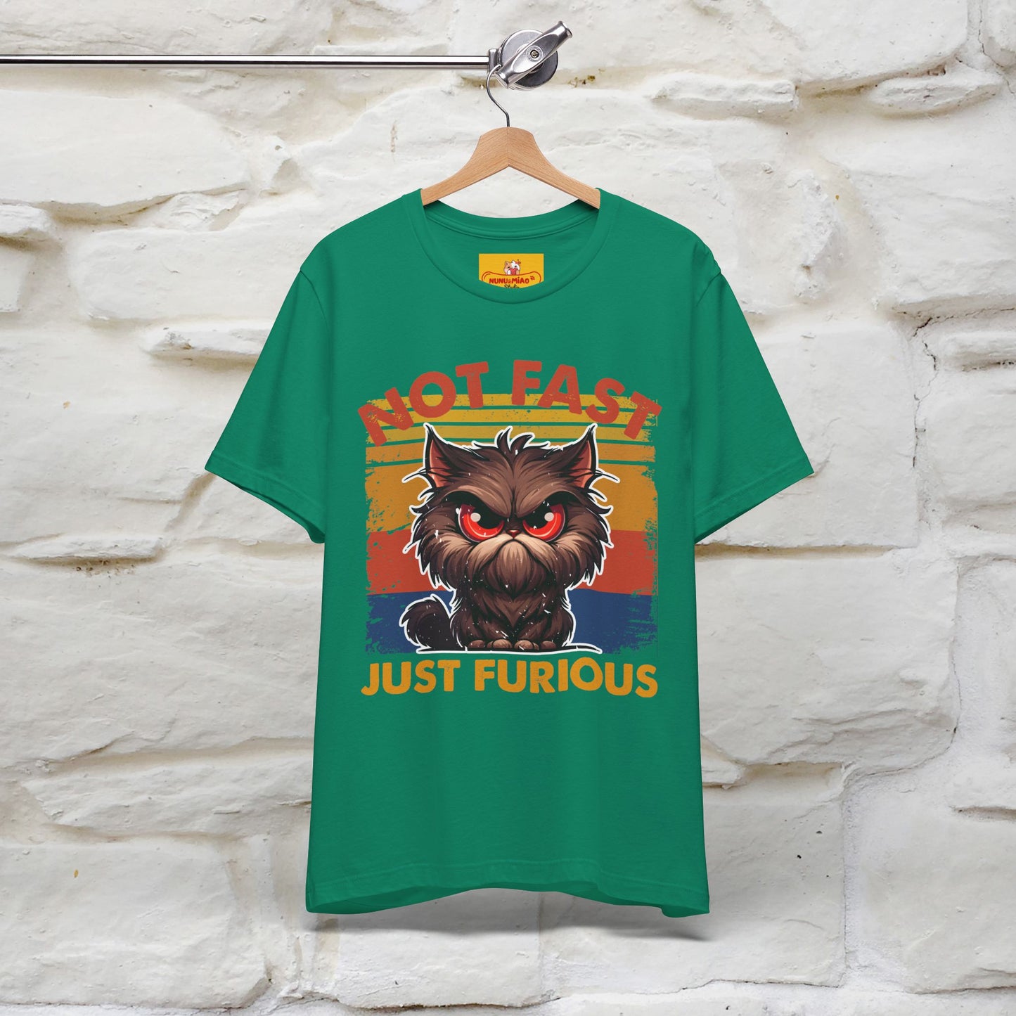 Not Fast, Just Furious |  Sarcastic Cat T-Shirt | Nunu&Miao Studio - Nunu&Miao Studio