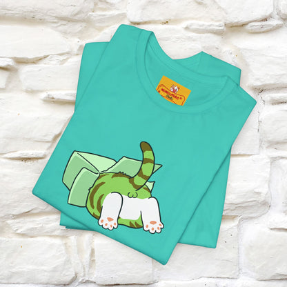 "Think outside the box? No thanks." Cat T-Shirt | Nunu&Miao Studio - Nunu&Miao Studio