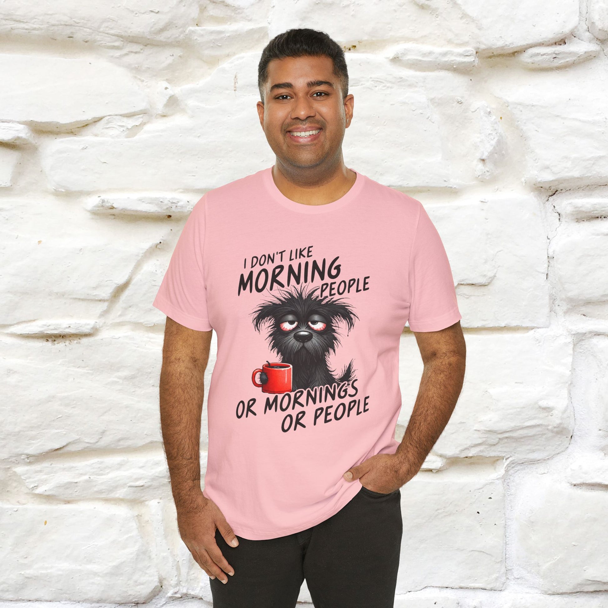 "I Don't Like Morning People..." Funny T-shirt |Nunu&Miao Studio - Nunu&Miao Studio