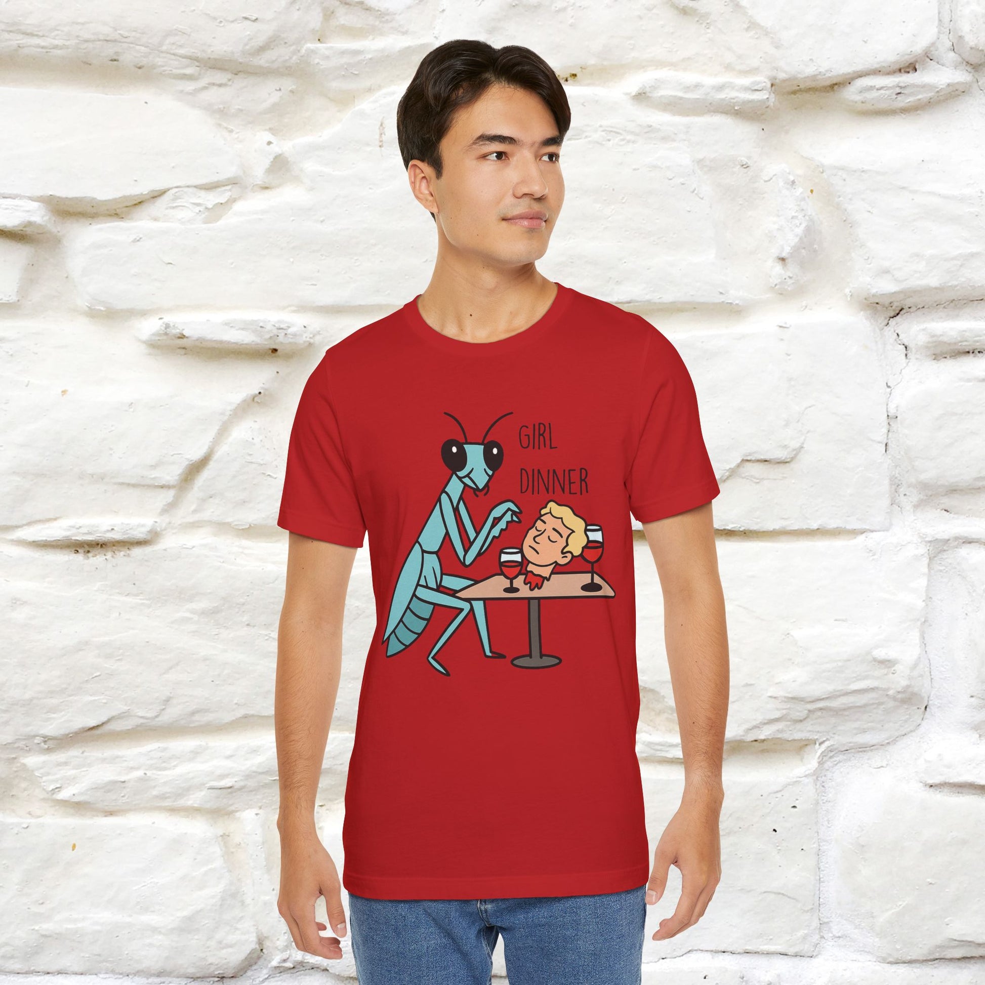 "Girl Dinner" Funny T-shirt |Nunu&Miao Studio - Nunu&Miao Studio