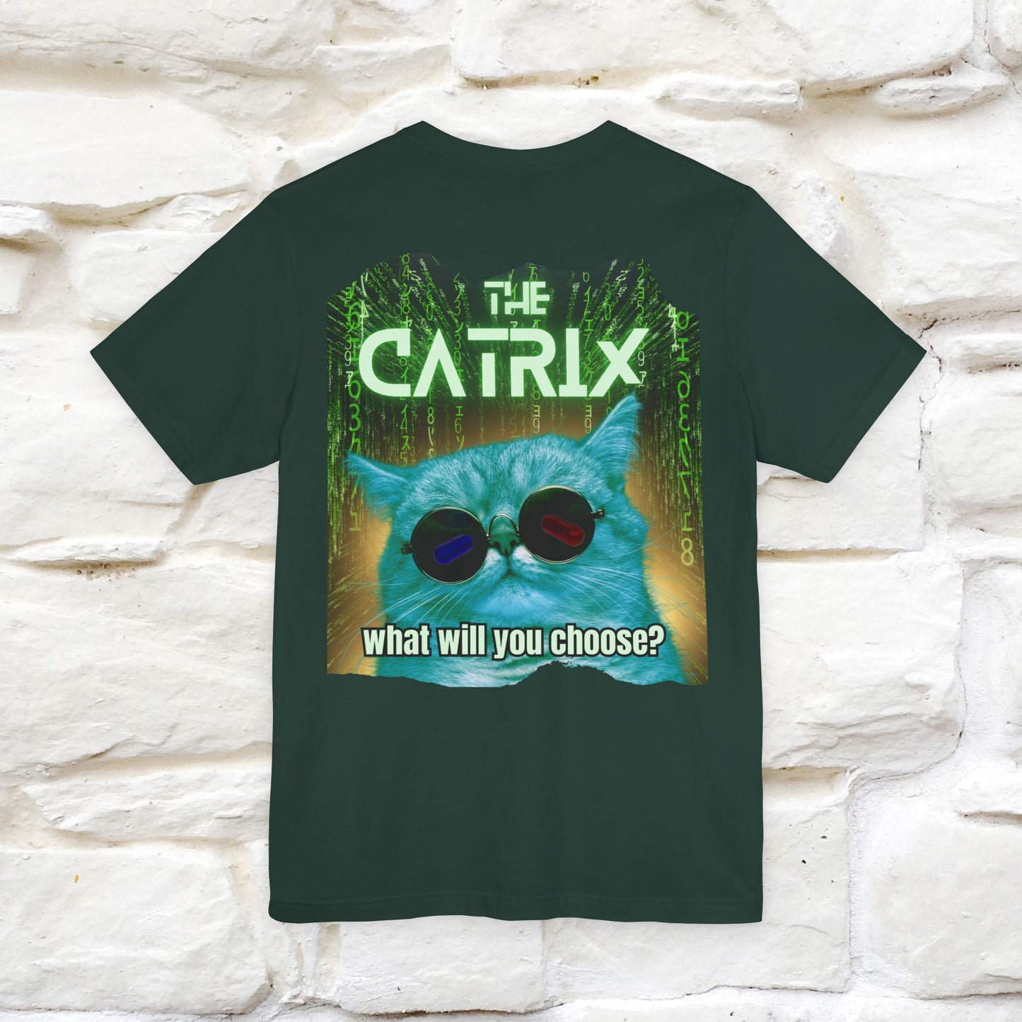 The Catrix: What Will You Choose?  | Cat T-Shirt |Nunu&Miao Studio - Nunu&Miao Studio