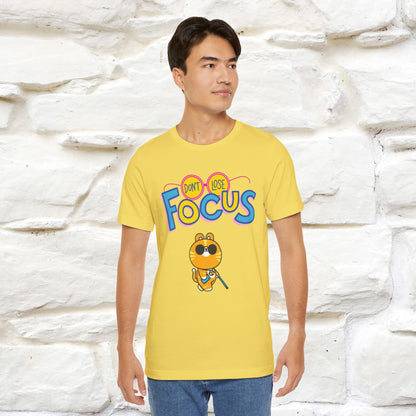 ''Don’t Lose Focus'' Cat T-Shirt | Nunu&Miao Studio - Nunu&Miao Studio
