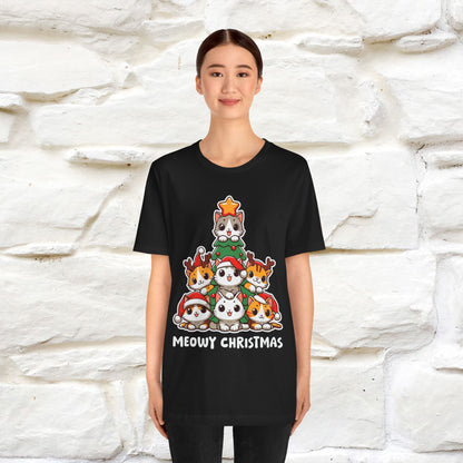 “Meowy Christmas” | Cat T-Shirt | Nunu&Miao Studio