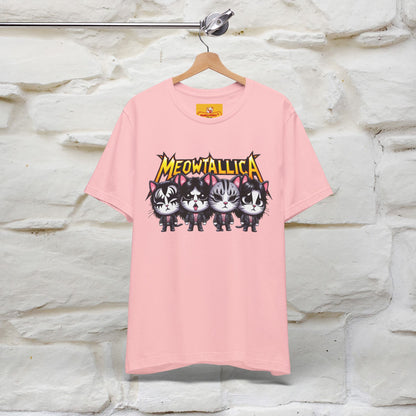 Meowtallica T-Shirt | Rock-Inspired Cat Tee| Nunu&Miao Studio - Nunu&Miao Studio