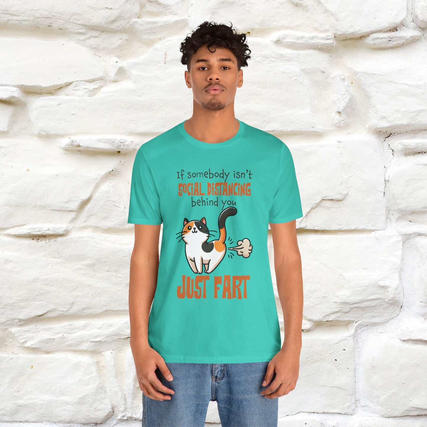 ''If Somebody Isn't Socila Distancing ...'' | Cat T-Shirt  | Nunu&Miao Studio - Nunu&Miao Studio