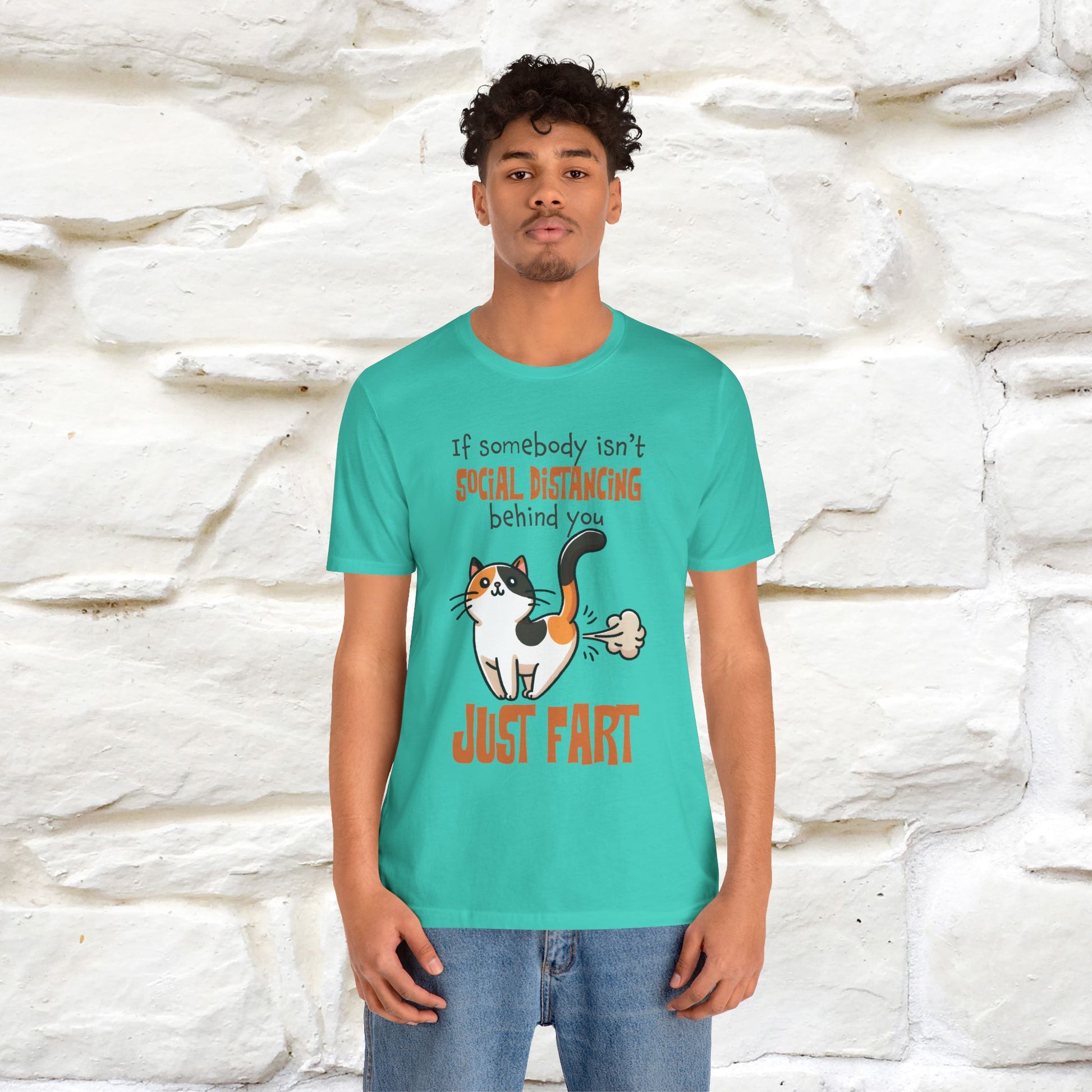 ''If Somebody Isn't Socila Distancing ...'' | Cat T-Shirt  | Nunu&Miao Studio - Nunu&Miao Studio