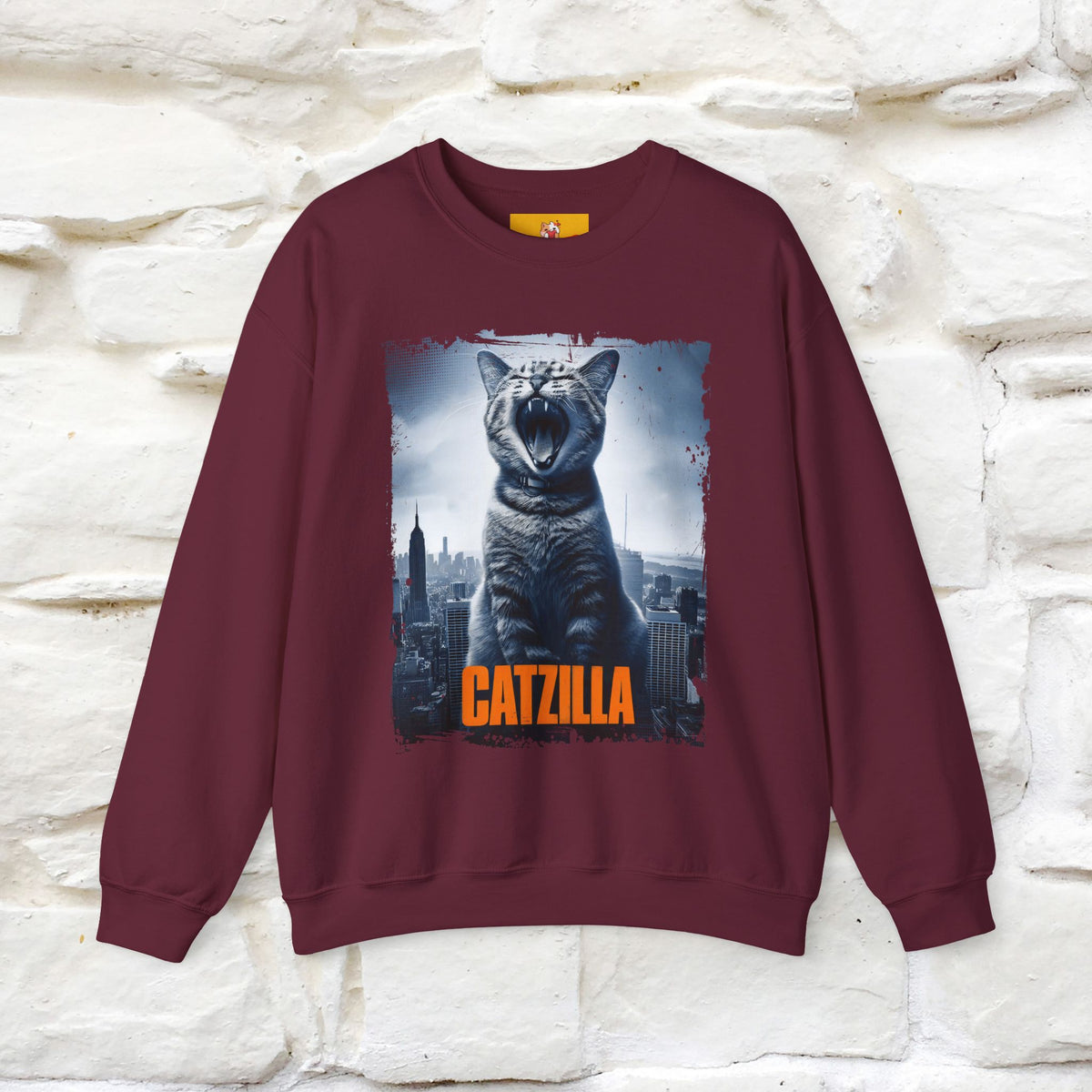 "Catzilla'' |Cat Sweatshirt | Nunu&Miao Studio