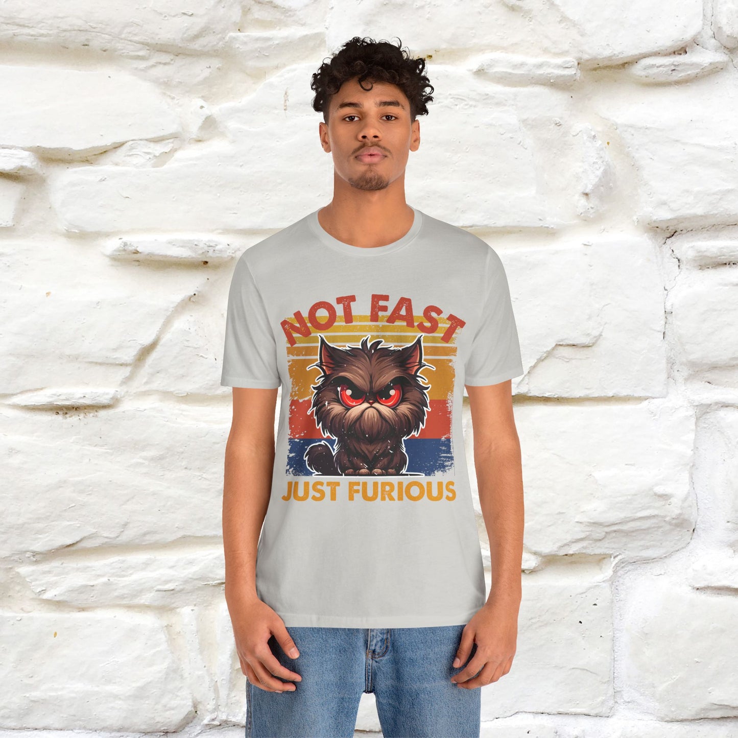 Not Fast, Just Furious |  Sarcastic Cat T-Shirt | Nunu&Miao Studio - Nunu&Miao Studio