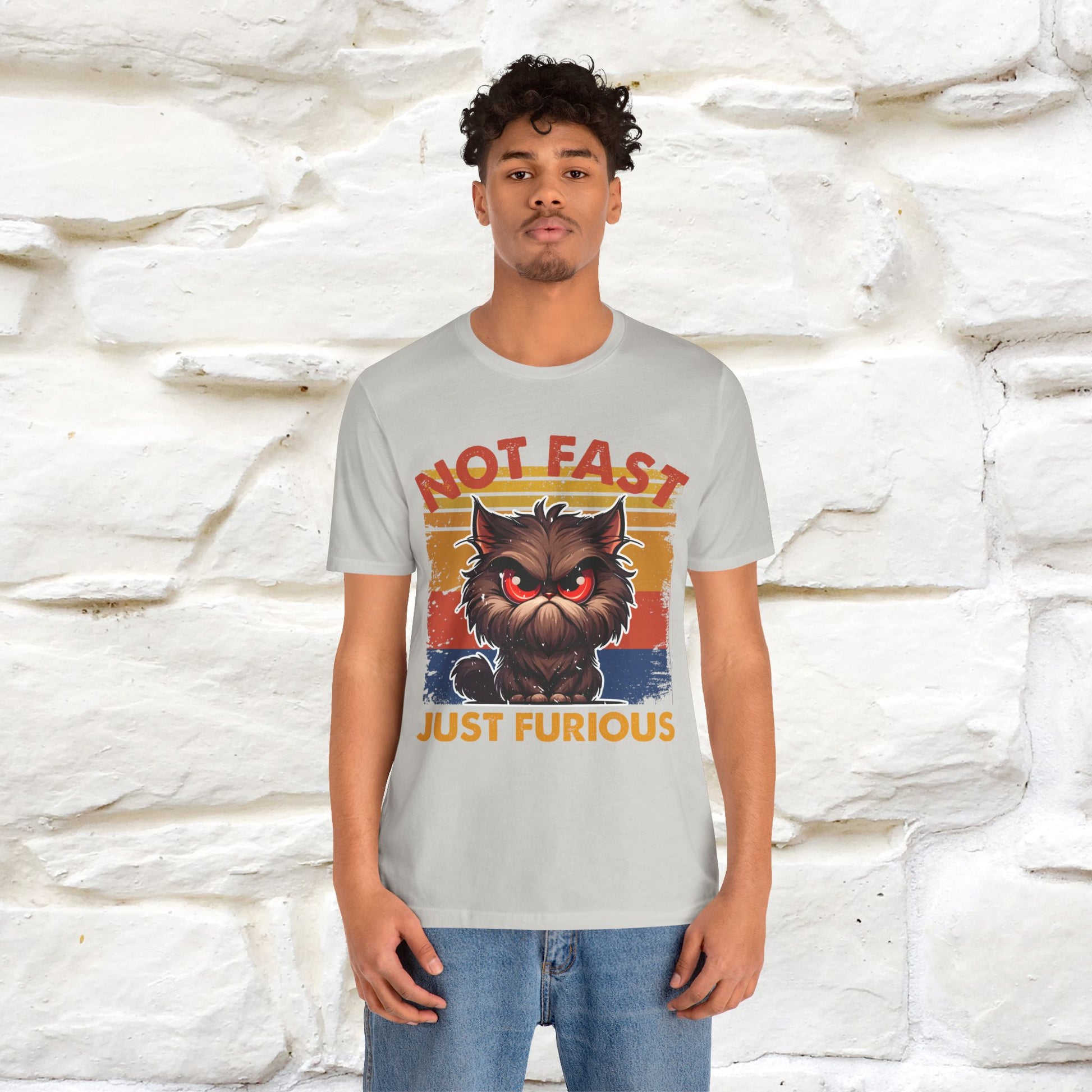 Not Fast, Just Furious |  Sarcastic Cat T-Shirt | Nunu&Miao Studio - Nunu&Miao Studio