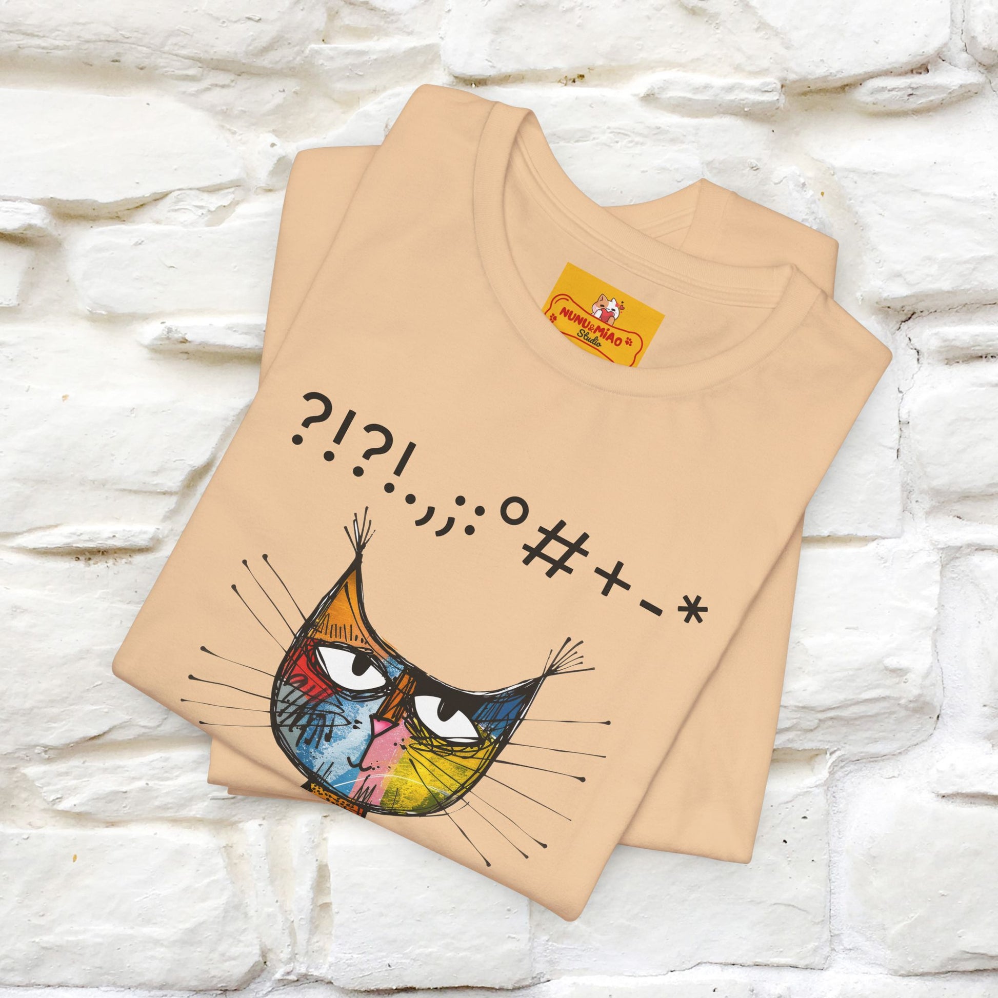 "Enigma" Cat T-shirt |Nunu&Miao Studio - Nunu&Miao Studio