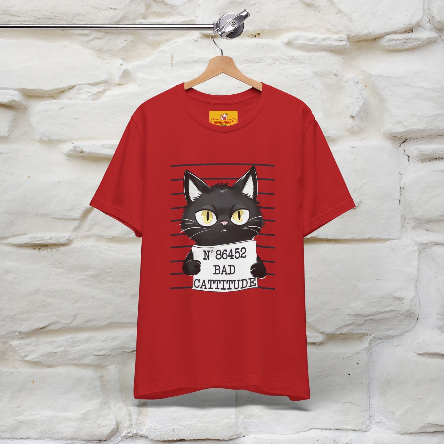 "Bad Cattitude" Cat T-Shirt | Nunu&Miao Studio - Nunu&Miao Studio