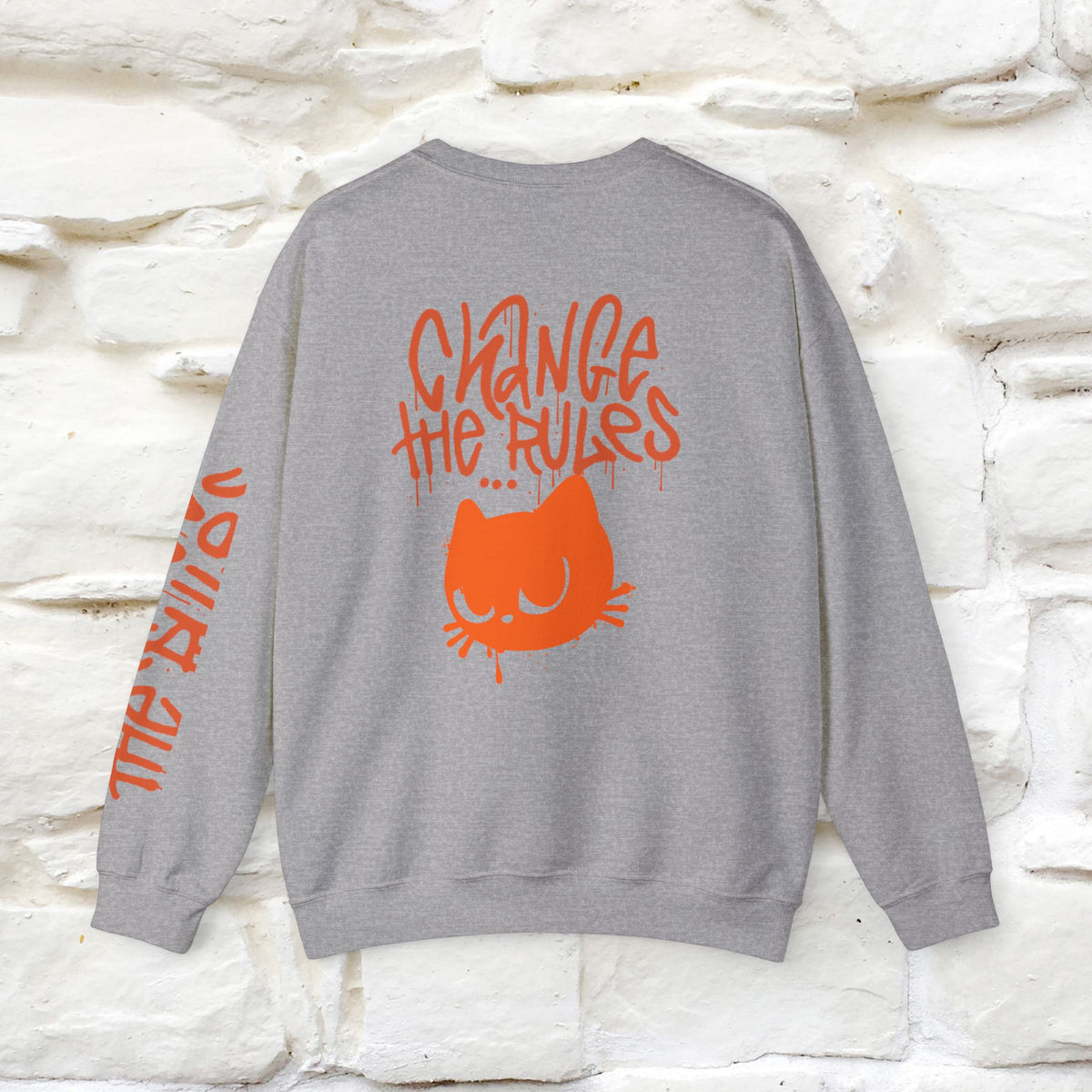 "Change The Rules'' |Cat Sweatshirt | Nunu&Miao Studio