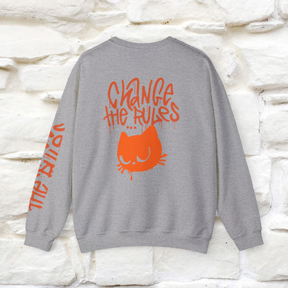 "Change The Rules'' |Cat Sweatshirt | Nunu&Miao Studio