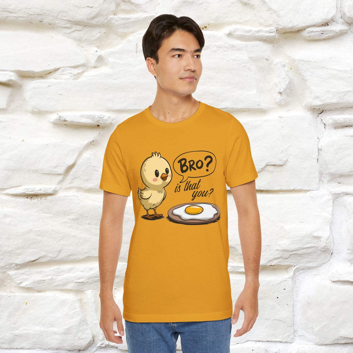 "Bro Is That You?" Funny Chicken T-shirt |Nunu&Miao Studio - Nunu&Miao Studio