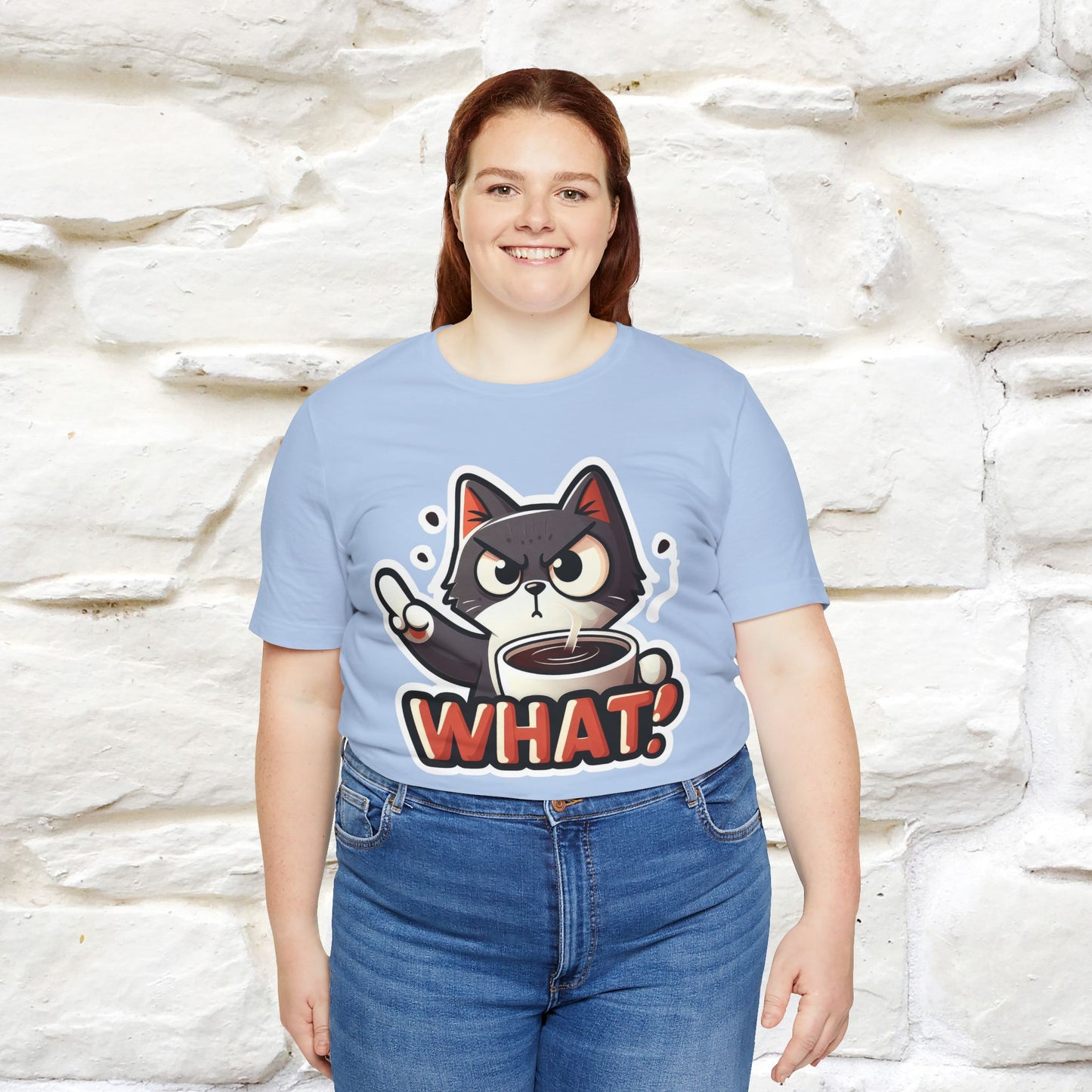 ''What !'' | Cat T-Shirt  | Nunu&Miao Studio - Nunu&Miao Studio