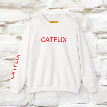 "Catflix'' |Cat Sweatshirt | Nunu&Miao Studio