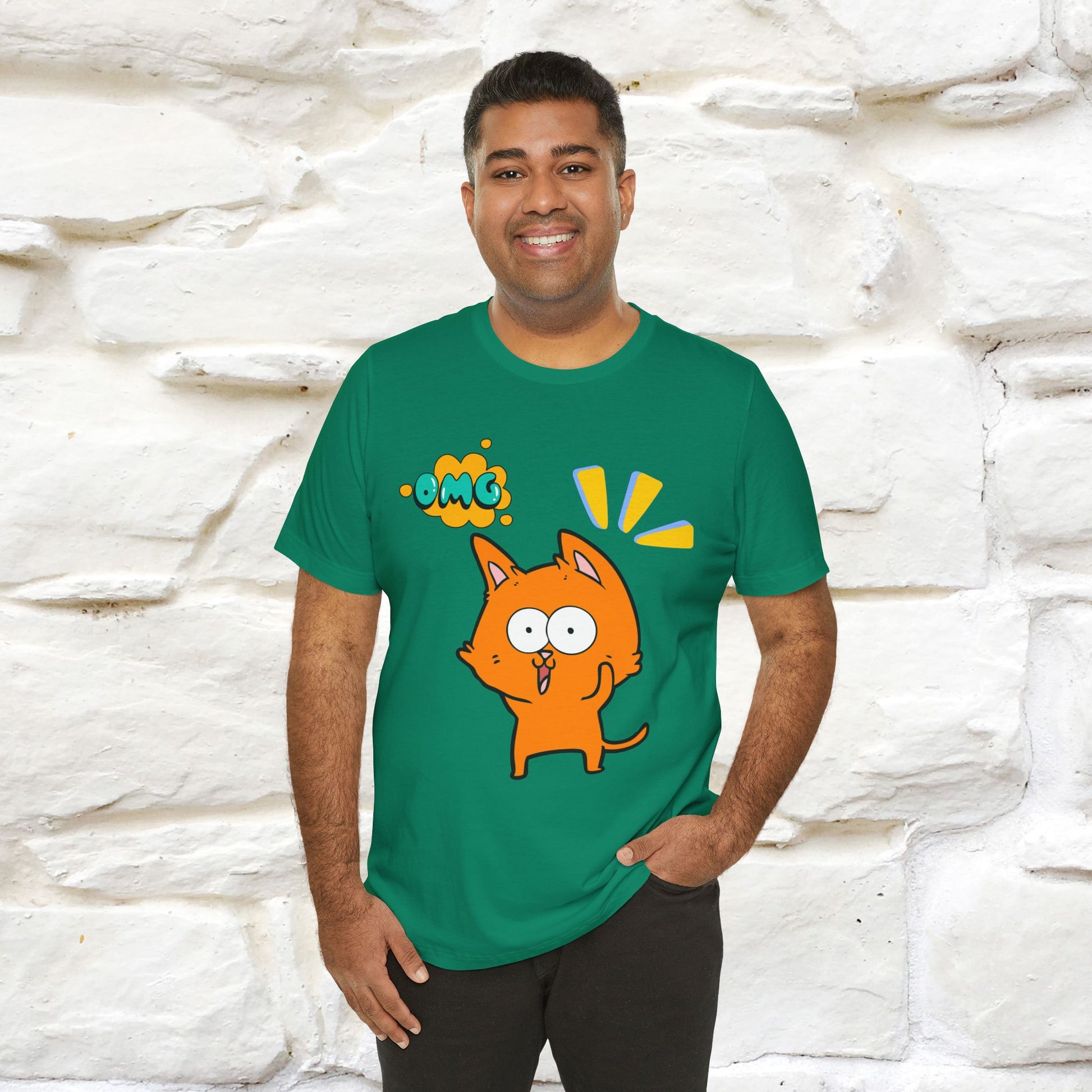''Oh My God'' Cat T-Shirt | Nunu&Miao Studio - Nunu&Miao Studio