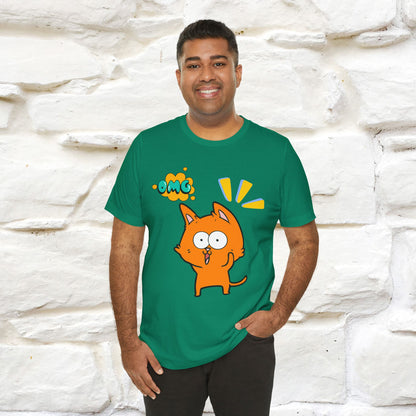 ''Oh My God'' Cat T-Shirt | Nunu&Miao Studio - Nunu&Miao Studio