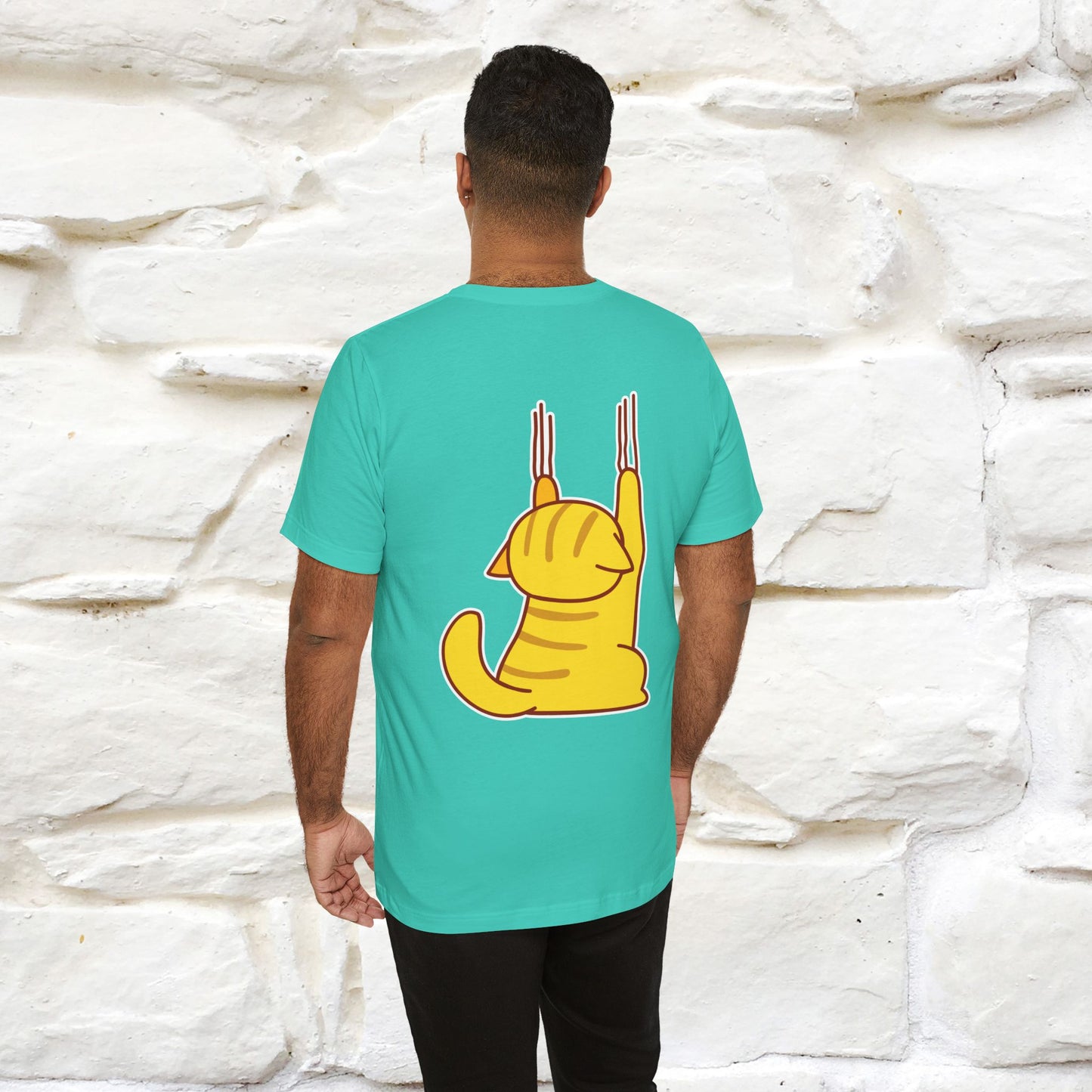 "It's Meawday" Cat T-shirt | Front & Back Design | Nunu&Miao Studio - Nunu&Miao Studio