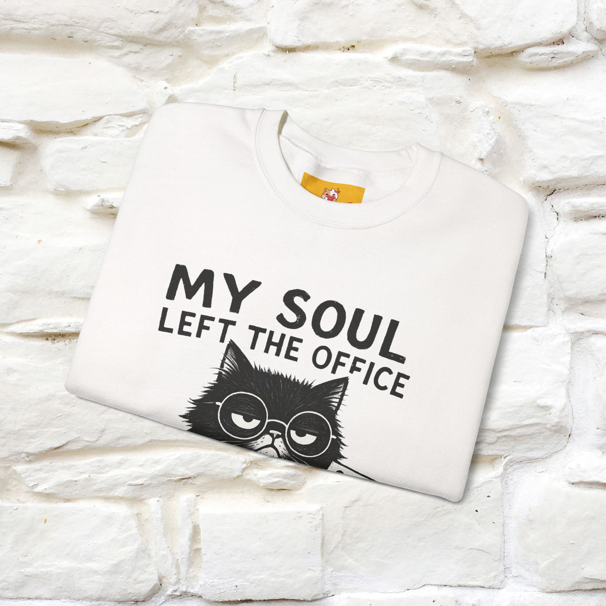 ''My Sould Left The ...'' | Cute Cat Sweatshirt | Nunu&Miao Studio